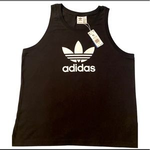 XL Black Adidas Men Tank